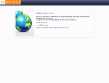 Tablet Screenshot of fxworks-server.com